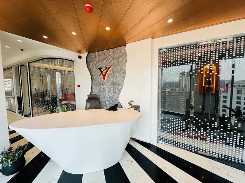 Rising Spaces Reception Front Desk