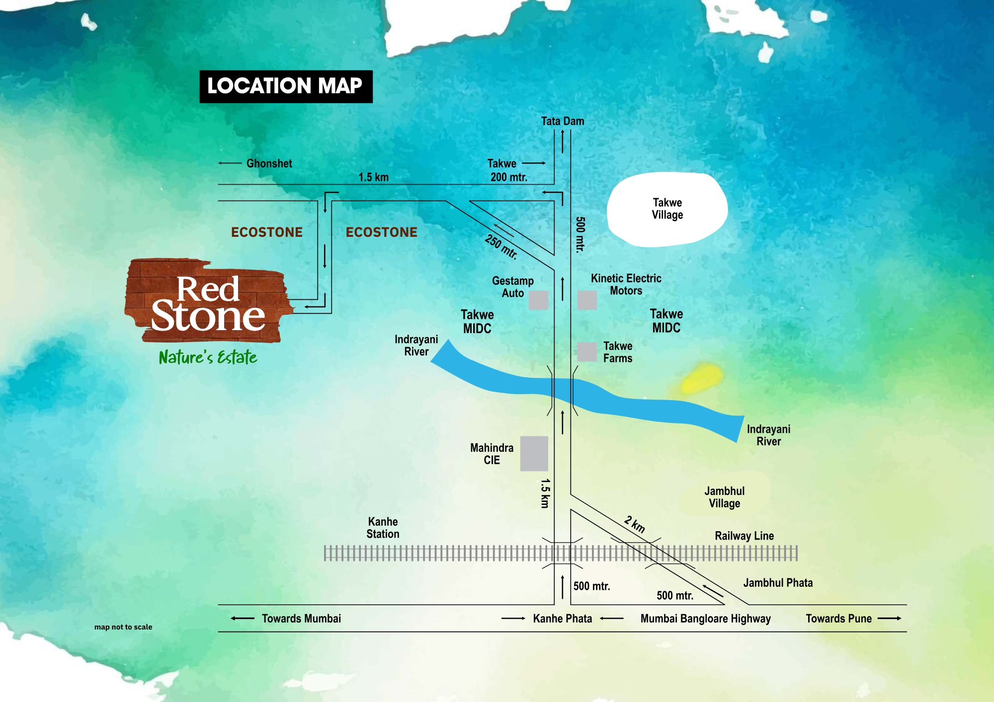 Red Stone Location Map